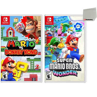 Mario VS Donkey Kong and Super Mario Bros Wonder Two Game Mario VS Donkey Kong and Super Mario Bros Wonder Two Game
