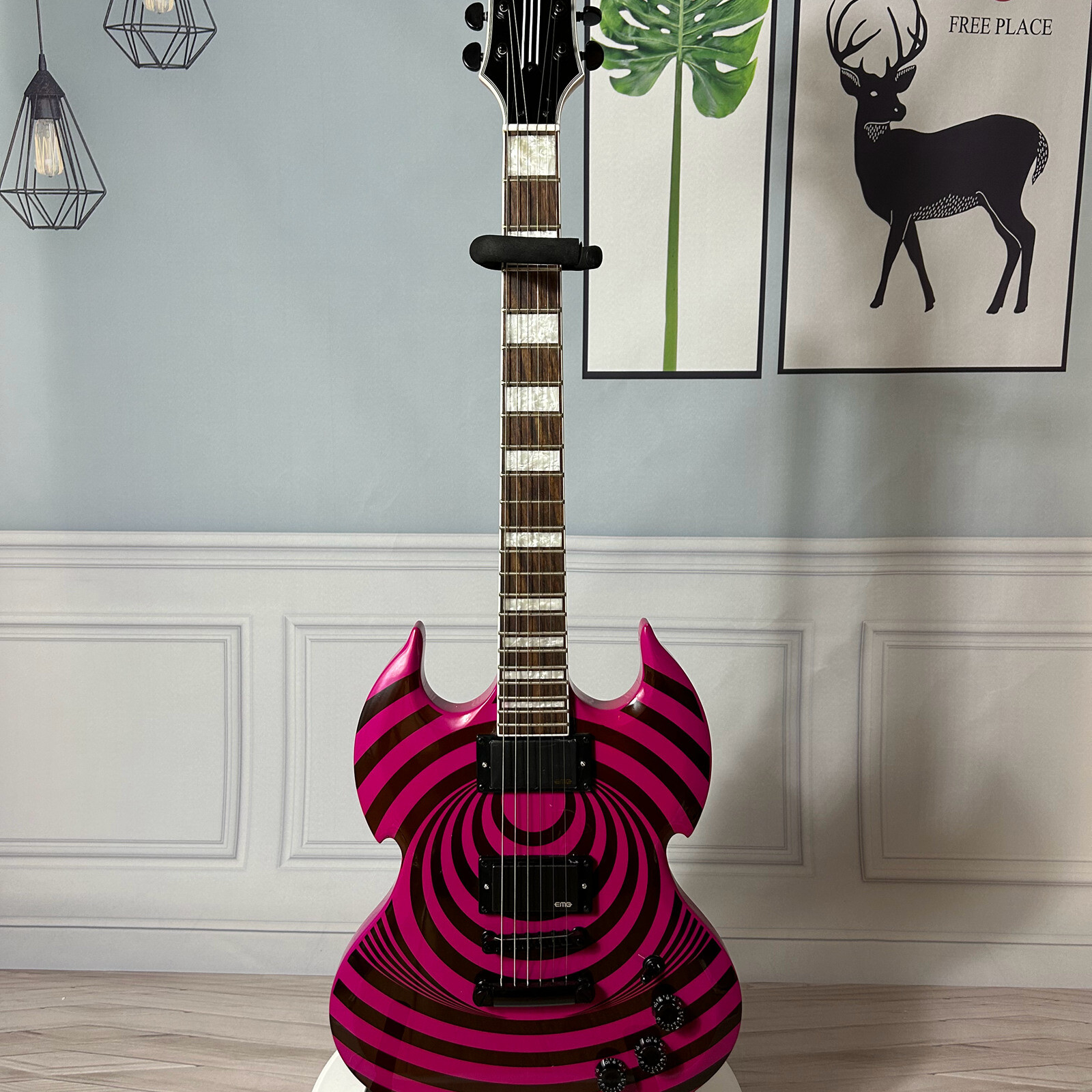 ギター EMG ZAKK WYLDE SET +3POS TOGGLE EMG ZW Pickup Set - Black Long – Motor City Guitar