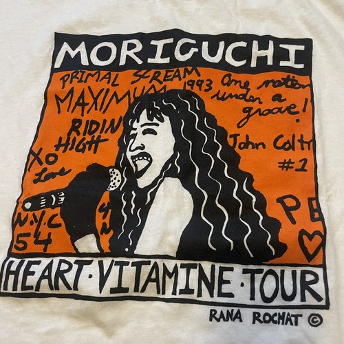 【21】　ロックTシャツ　本　Rock Tease: Rock T-Shirts Vintage 90s MORIGUCHI Shirt Large Rana Rochat Art Primal