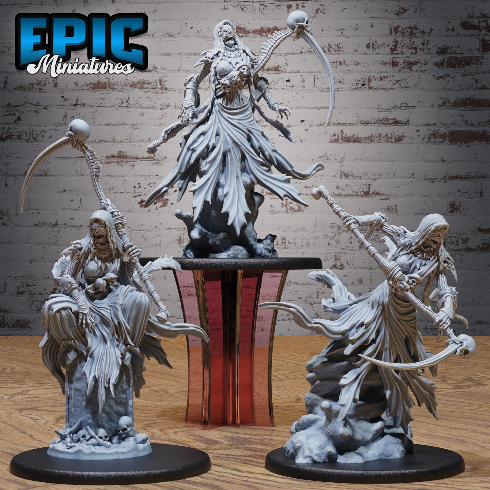 Wraith Mother Large Set | 28mm Resin Undead Spirits | Epic Miniatures