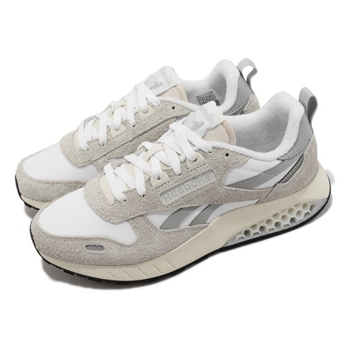 

Мужские шоссейные кроссовки Reebok CL Leather Hexalite White Grey Alabaster 100032781, Белый, Cl Leather Hexalite