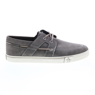 

Мужские серые лоферы и слипоны с кружевом Original Penguin Barrow Boat Мокасины, Серый, Original Penguin Barrow Boat Lace