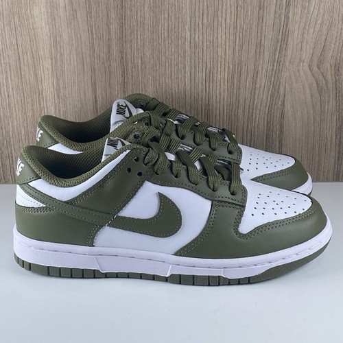 関税込 NIKE WMNS DUNK LOW MEDIUM OLIVE DD1503-120 Nike Dunk Low White / Medium Olive DD1503-120 Women's Size 5