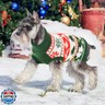 Vehomy Dog Christmas Sweater Warm Pet Xmas Turtleneck Sweater with Snowflakes Reindeers Bells Dog Christmas Knitwear Knitted Shirt Pullover Clothes for Medium Large Dogs XL