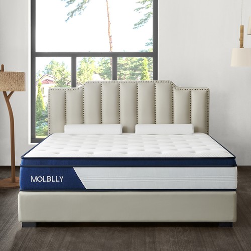 10 Queen Size Support Hybrid Memory Foam Mattress,Spring Mattress Bed In a Box