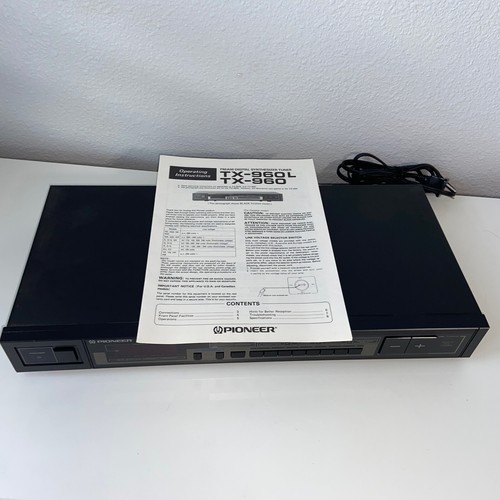 PIONEER TX-960 Digital Synthesizer TUNER FM/AM | eBay