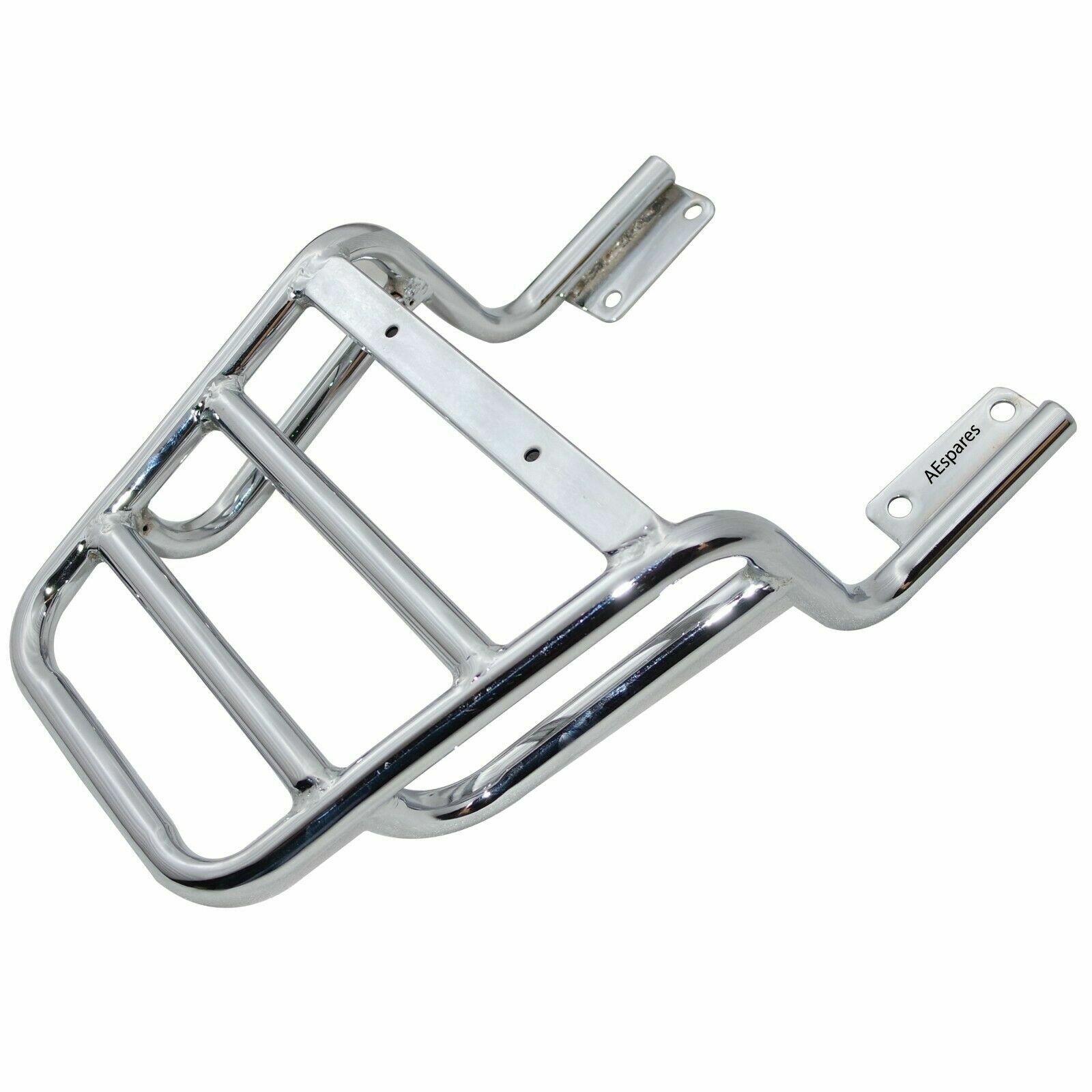 10x Fits Royal Enfield Interceptor 650cc Rear Rack Luggage Carrier Chrome  