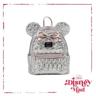 Loungefly silver shop sequin backpack