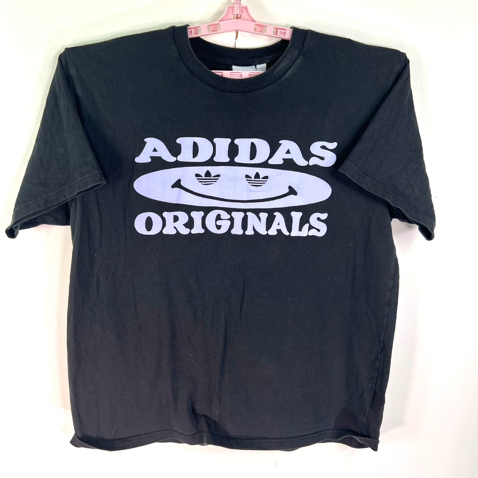 adidas Originals Smile Graphics T-shirt Adult Size XL Black
