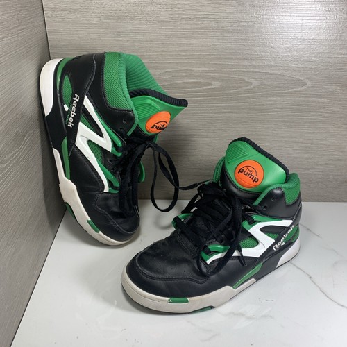 Reebok Pump Omni Zone II Boston Celtics Black Green Parquet Court