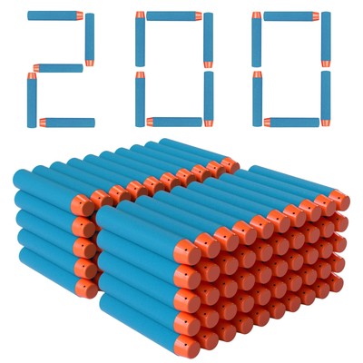 200-Dart Refill Pack Foam Darts Compatible with Nerf N-Strike Elite & Elite 2...