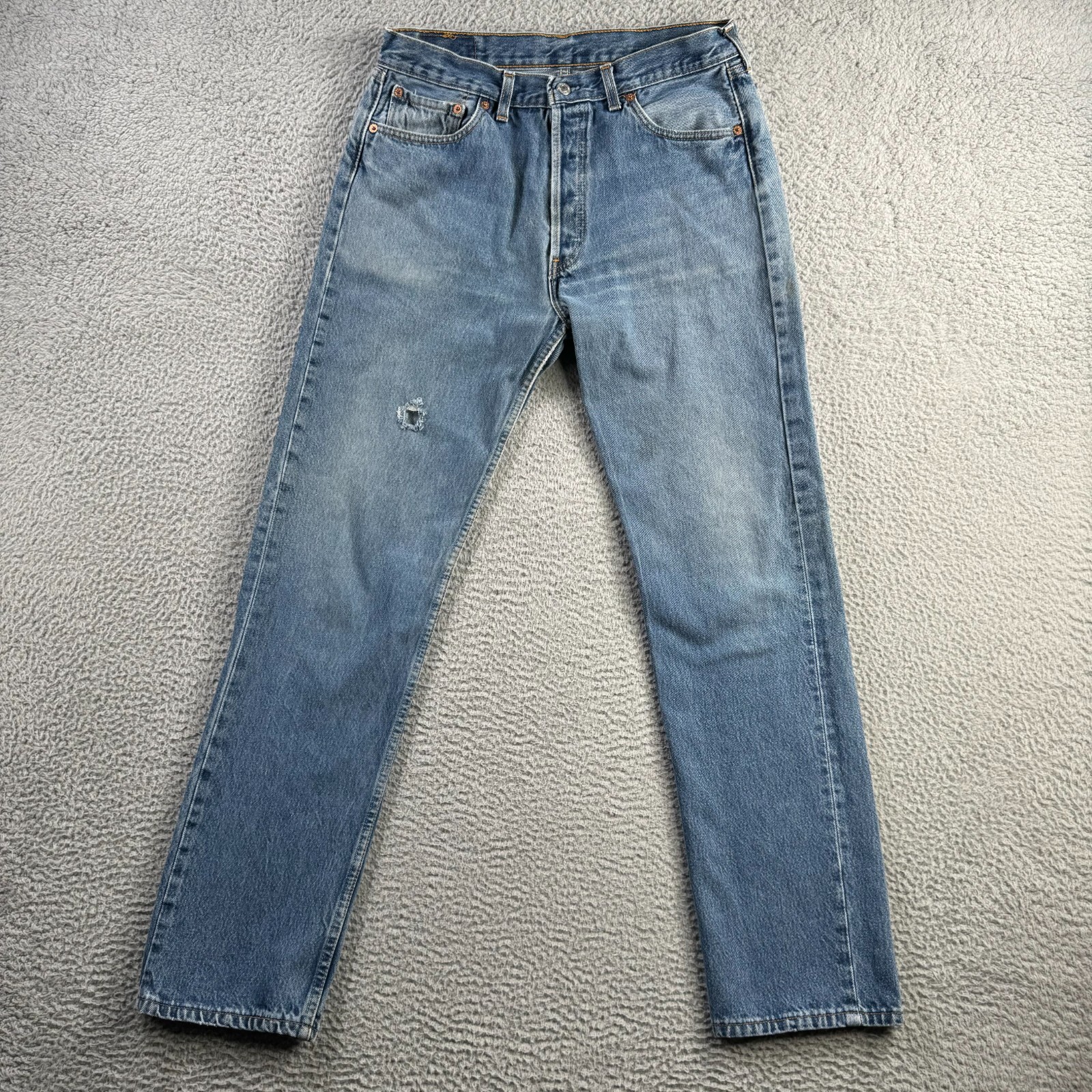 90s Levi's 501 USA製W33 L32 Vintage Levis Jeans Mens 34x34 (Fits 32x33) Blue 501