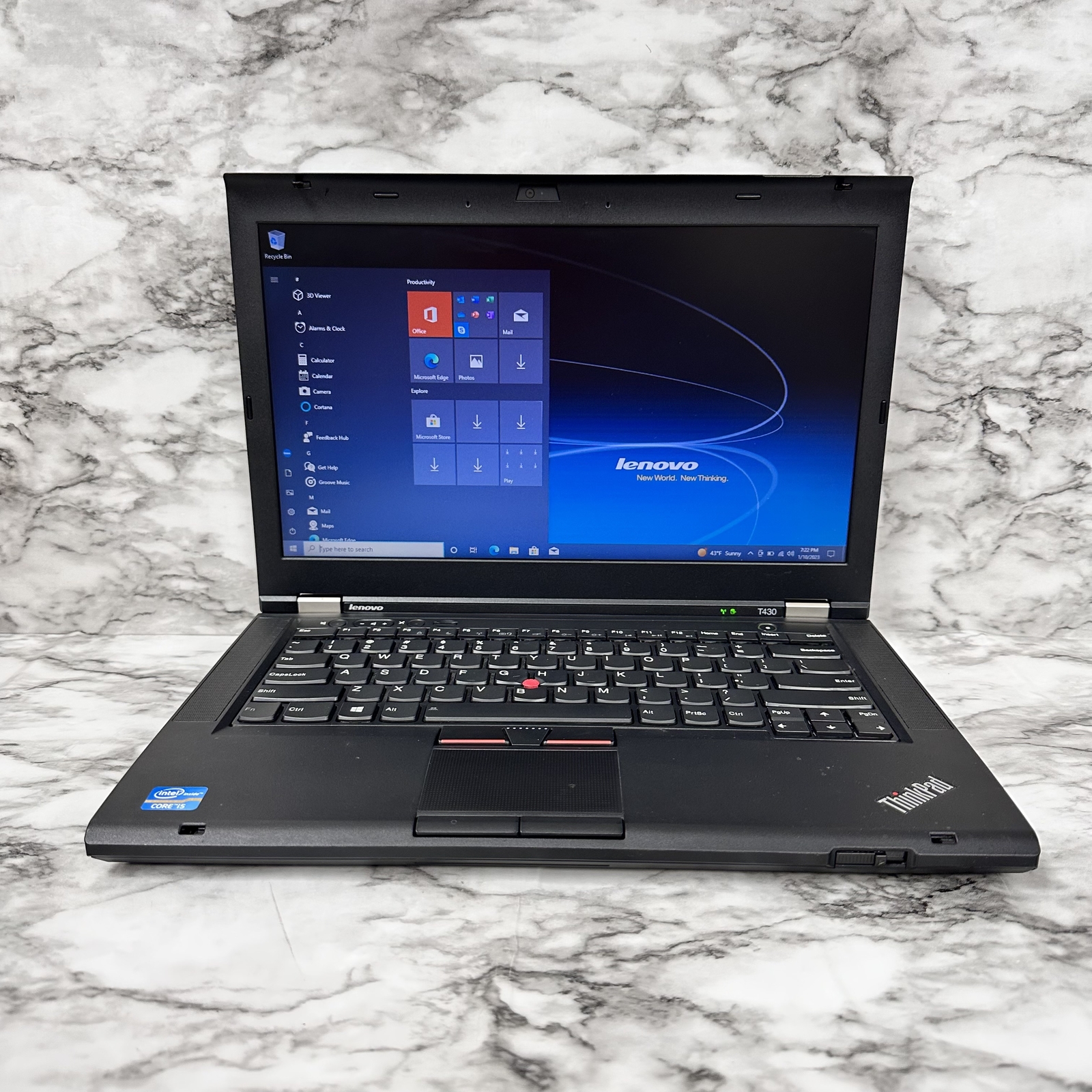Lenovo ThinkPad T430 i5-3230M 2.60GHz 8GB RAM 1TB HDD Intel HD 4000 Win 10 Pro - Picture 2 of 12