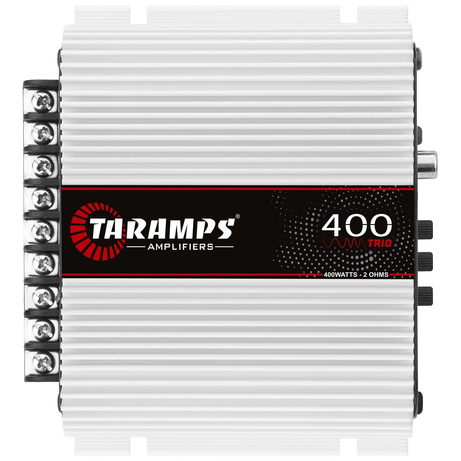 TARAMPS TRIO400 400 Trio Class D Amplifier 2-ohm 400W RMS 1-Channel 3 Outputs