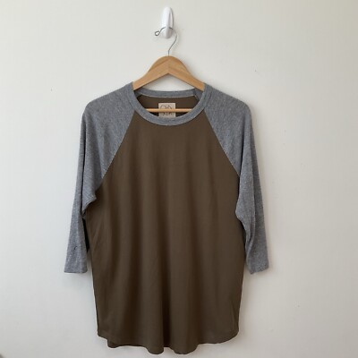 Chaser Shirt Men s Large Green 3/4 Sleeve Shirt