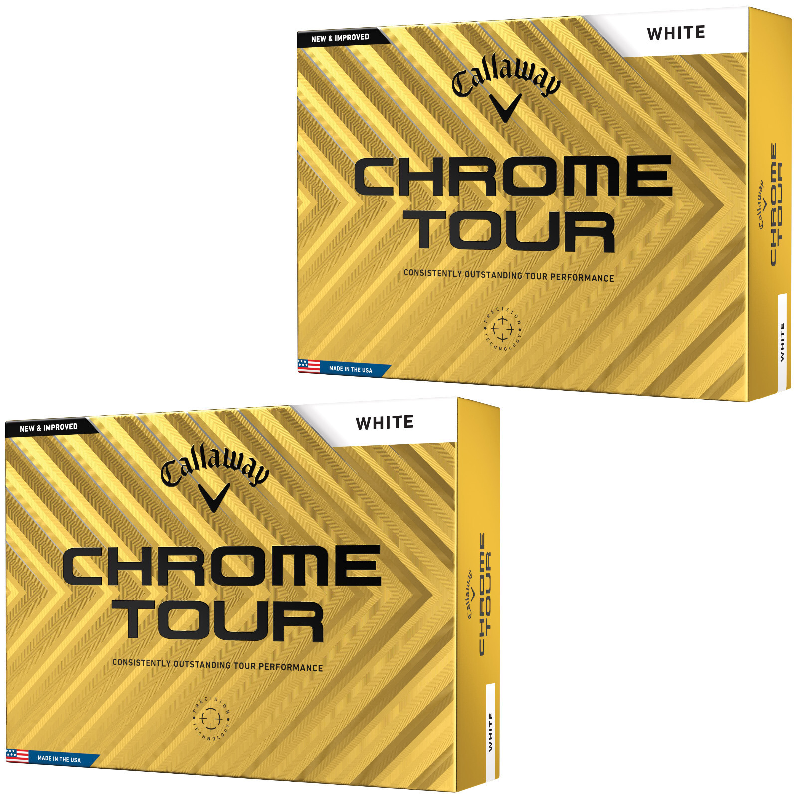 xx Callaway Chrome Tour White 2024 Golf Balls - 2 Dozen | eBay