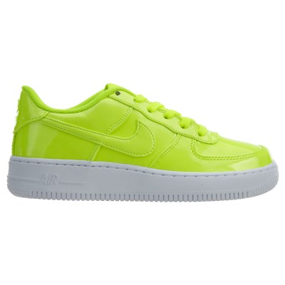 neon yellow and white air force 1