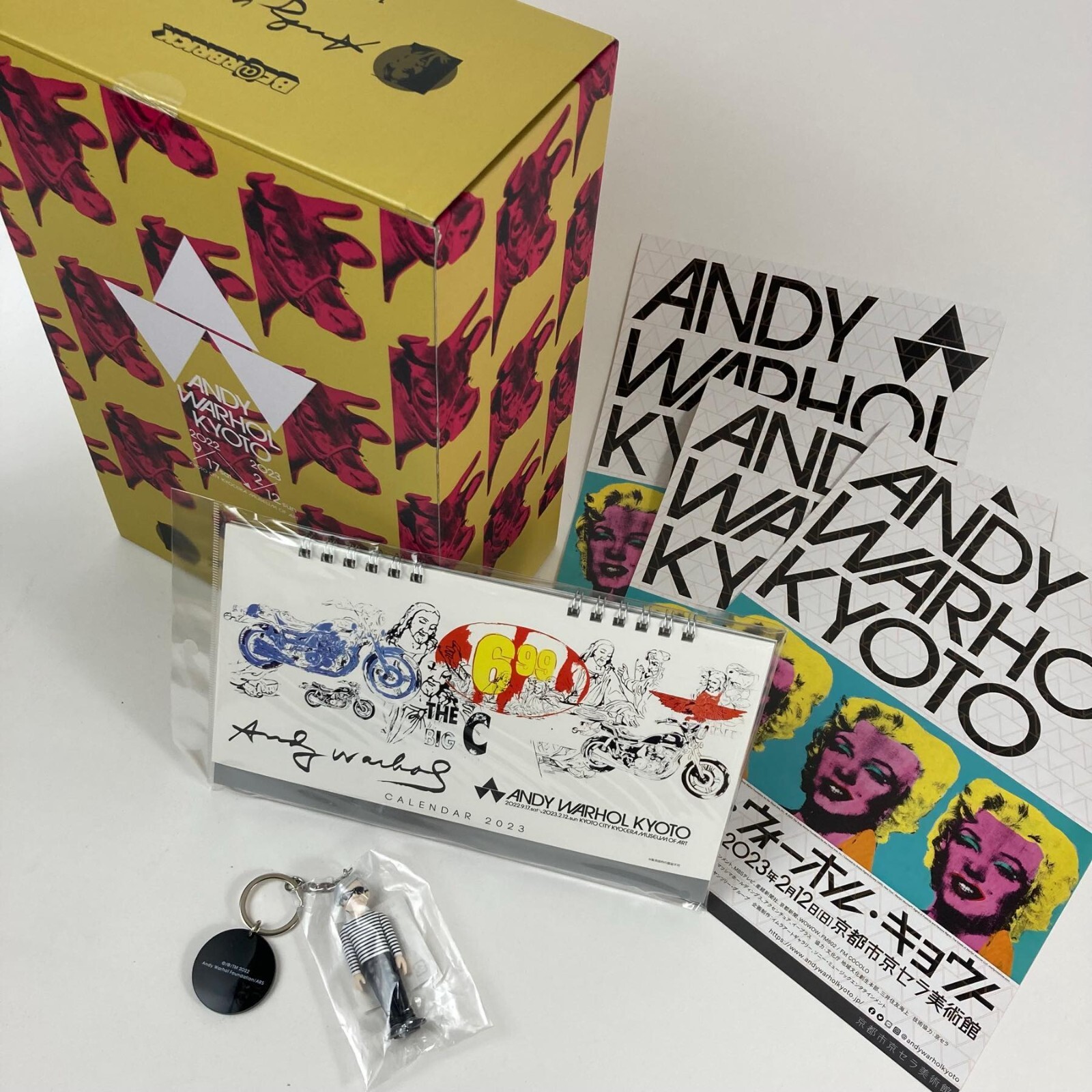 Andy Warhol Kyoto Exhibition Ltd BearBrick 100% 400% Set Andy Warhol Kyoto Exhibition Ltd BearBrick 100% 400% Set
