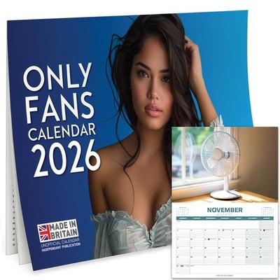 Secret Santa Gifts for Men – Funny Only Fans 2026 Wall Calendar Joke Gift – Hila