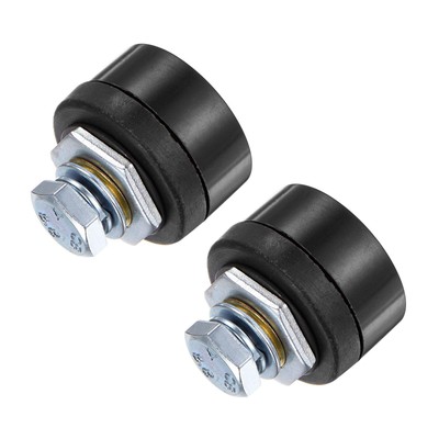 TIG Welding Cable Panel Connector Socket Quick Fitting DKJ 35-50, Black, 2Pcs