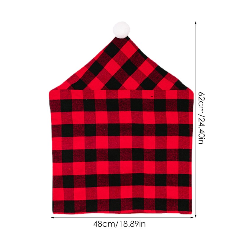 Christmas Decorations Chair Protector Back Covers for Dining Room Kitchen