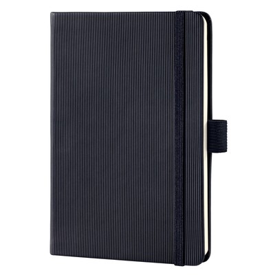 SIGEL CO131 Premium Notebook squaRed, A6, hardcover, Black - Conceptum black squ