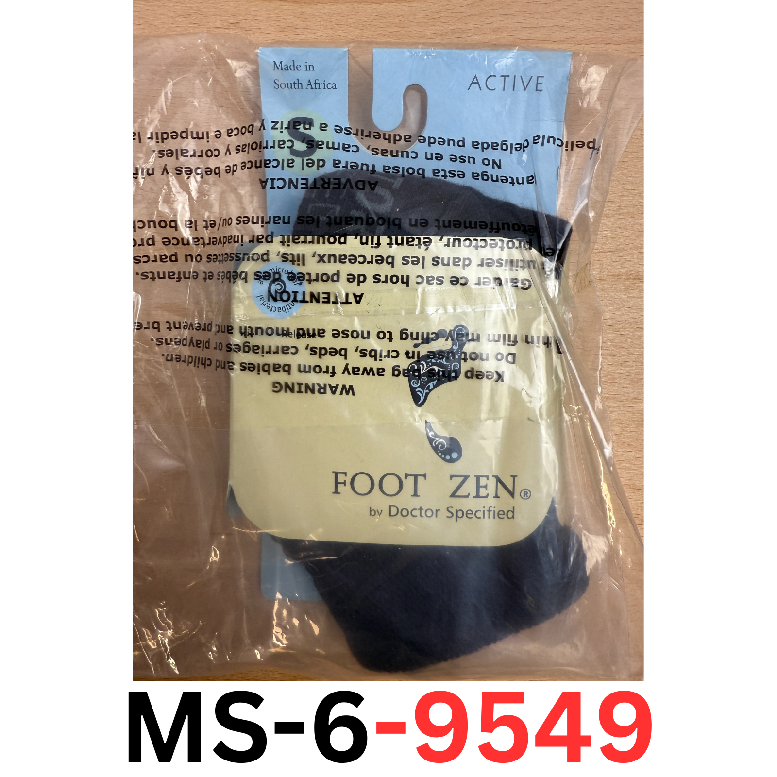 Footzen socks DARK BROWN small