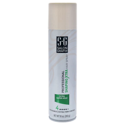 Shaping Hair Spray - Extra Super Hold by Salon Grafix for Unisex - 10 oz