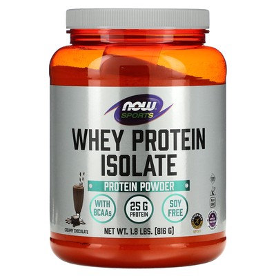 Now Foods, Sports, изолят сывороточного протеина, голландский шоколад, 1,8 фунта (816 г)