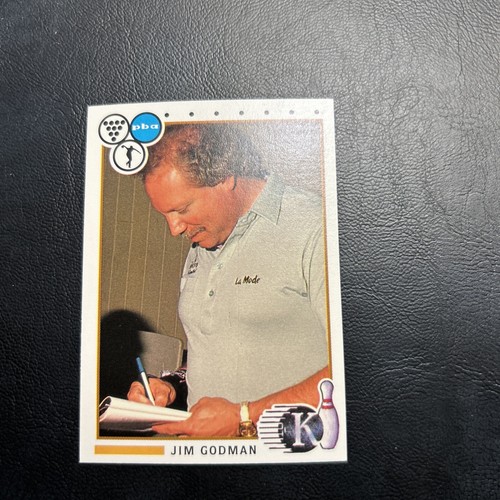 Jb16 PBA Pro Bowlers KingPin Bowling 1990 #76 Jim GodMan