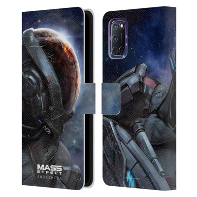 EA BIOWARE MASS EFFECT ANDROMEDA GRAPHICS LEATHER BOOK CASE FOR OPPO PHONES