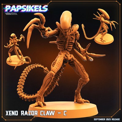 Aliens Vs Humans 6 by Papsikels Miniatures 3D Printed Sci-Fi Miniatures