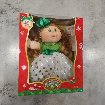 NIB-2017 HOLIDAY EDITION Cabbage Patch Girl~Lorell Jules~Birth Certificate New