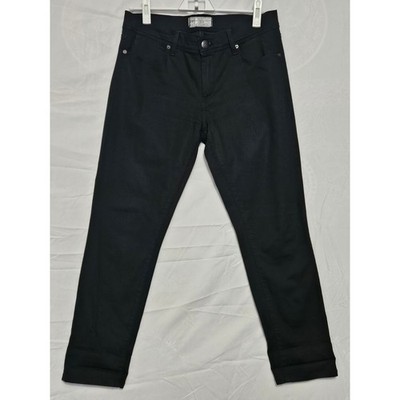 Free People Black Stretch Skinny Jeans Wmn 30  Mid Rise 61855-16515125 #829