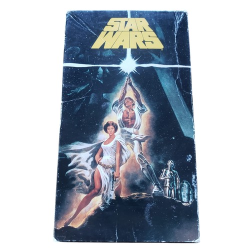 Star Wars CBS FOX 1977 1130 VHS Tape Movie Film 1990 Release