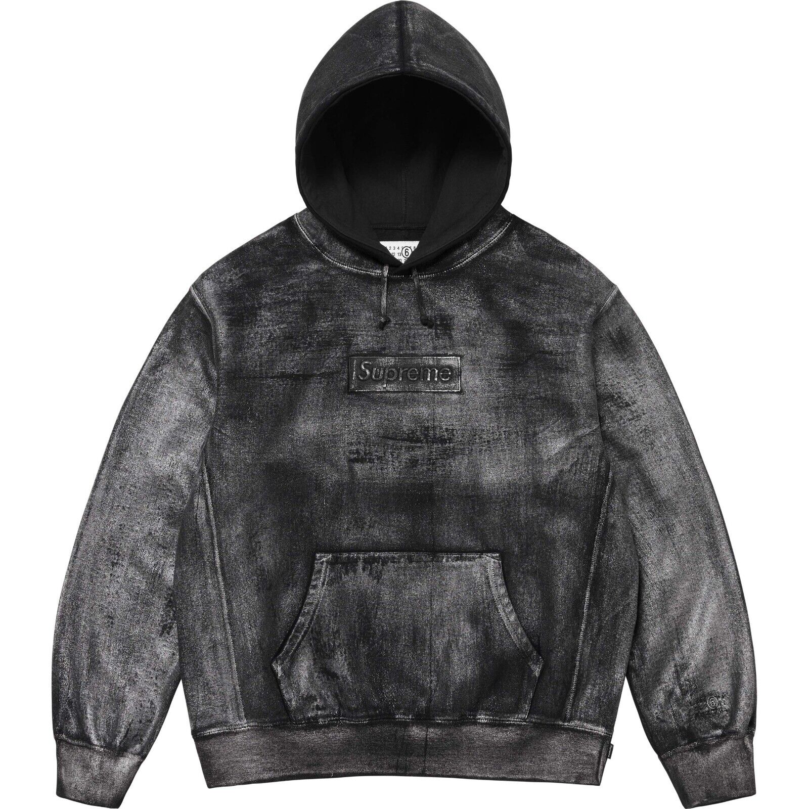 Supreme x MM6 Maison Margiela Foil Box Logo Hoodie (SS24SW33 Supreme x MM6 Maison Margiela Foil Box Logo Hoodie (SS24SW33