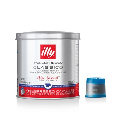 Illy Coffee iperEspresso Capsules, Lungo, Medium Roast - 21 Count - FRESH, FAST