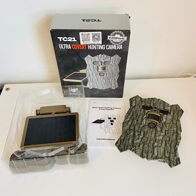 Campark Solar 4K WiFi Bluetooth Trail Camera Game 46MP Wildlife Hunting No Glow