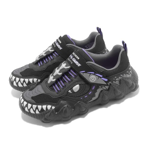 

Skechers S Lights Skech-O-Saurus Lights-Dino-Tracker Black Kids 400112-LBKCC, Черный, S Lights Skech-o-saurus Lights-dino-tracker