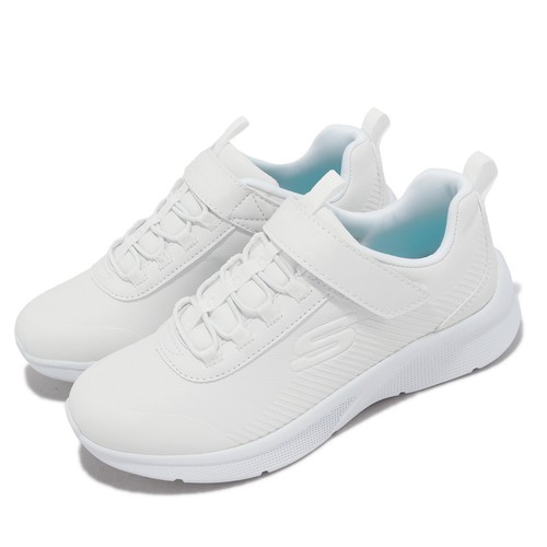 

Skechers Microspec-Classmate Cutie White Kids Preschool Strap Casual 302607-LWHT, Белый, Microspec-classmate Cutie