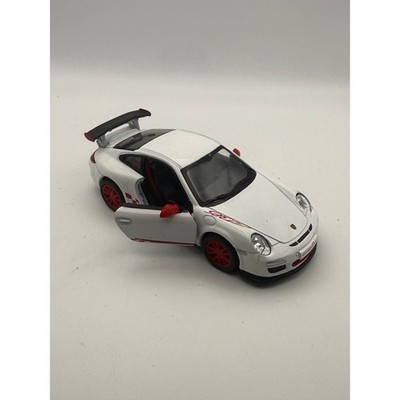 Kinsmart 2010 Porsche 911 GT3 RS White Red 1/36 Diecast Model Car 5352/3D