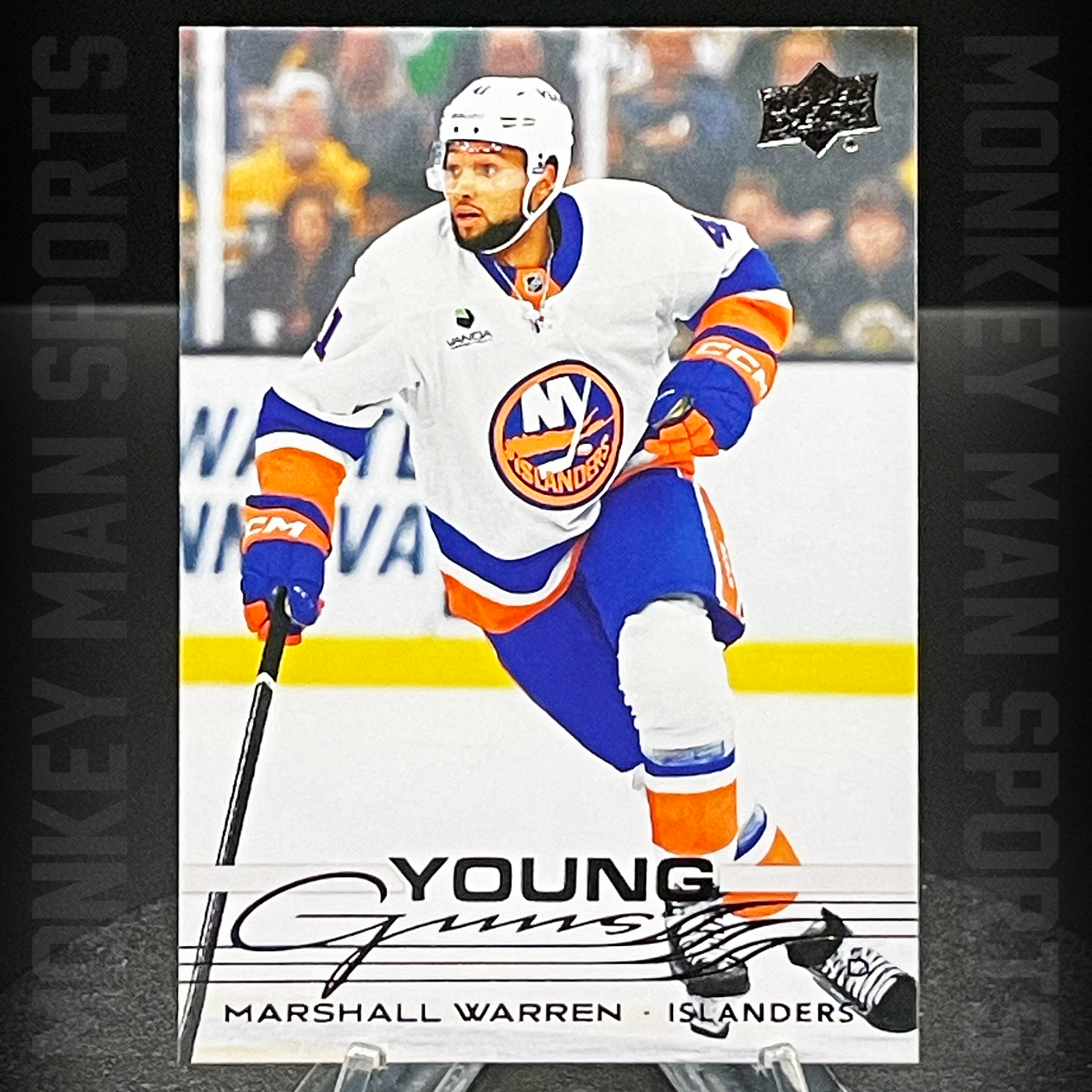 2025-26 UD Series 2 - Marshall Warren Rookie RC YOUNG GUNS - #467 ISLANDERS MINT