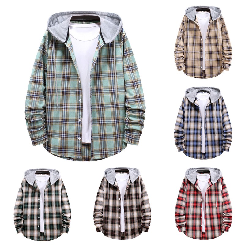 Jacket Casual Button Down Long Sleeve Lightweig