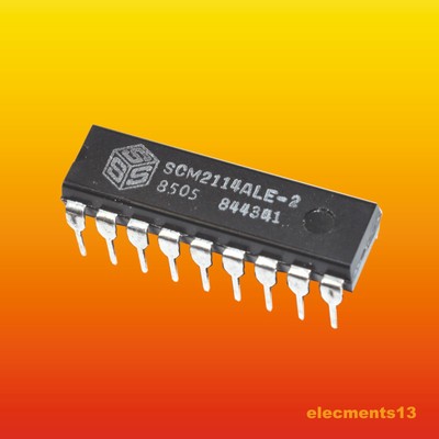 SCM2114ALE-2  SOLID STATE SCIENTIFIC ICs 1024 x 4 STATIC CMOS RAM DIP-18