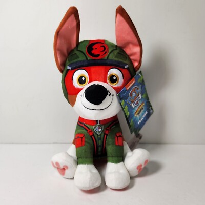 Paw Patrol JUNGLE PUPS TRACKER Monkey Uniform 8'' Plush 2024 Stuffed Animal