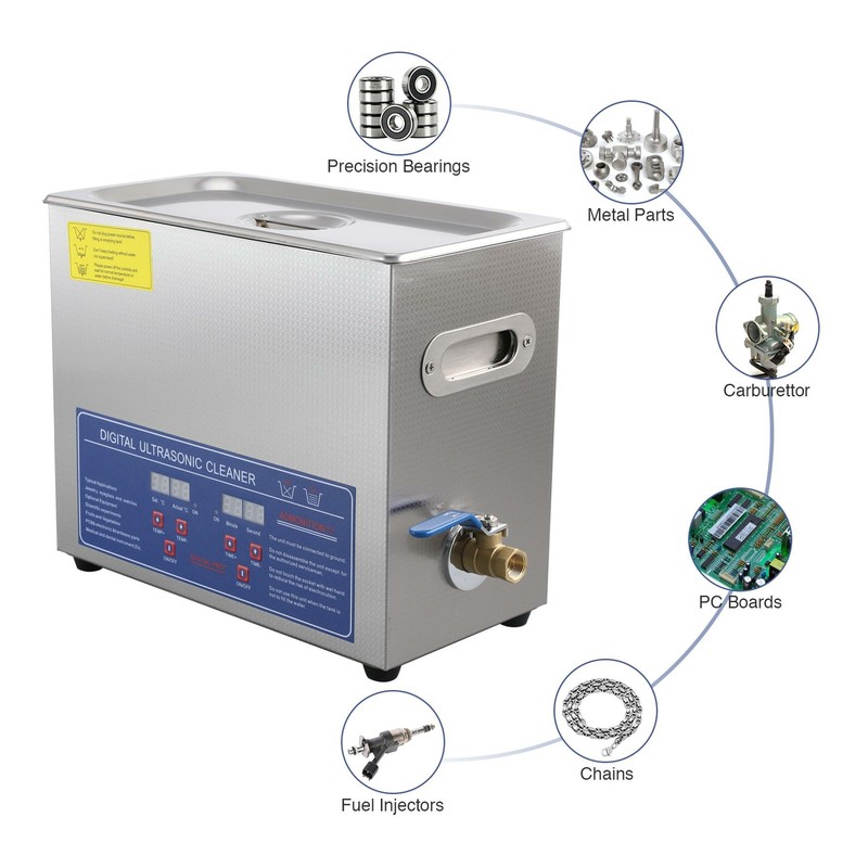 6L Ultraschallreinigungsgerät Ultraschallreiniger Ultrasonic Cleaner mit Korb