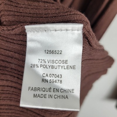 House of Harlow Ribbed Knit Belted Open Front Long Line Duster Cardigan Sweater