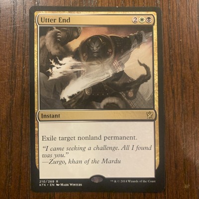MTG - Utter End - Khans of Tarkir - Light Play - Normal