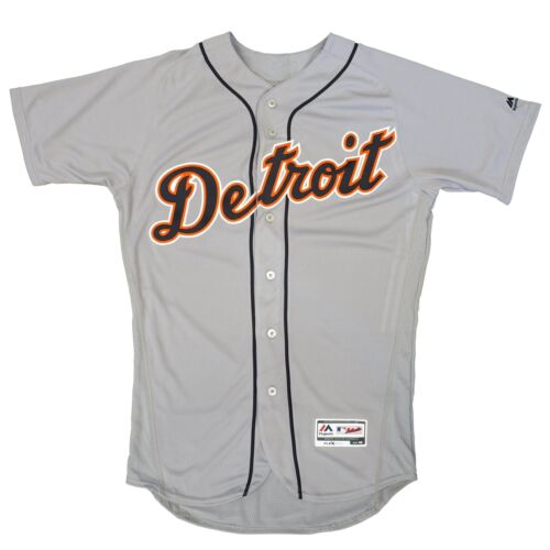 Мужская футболка MLB Detroit Tigers Authentic On Field Flex Base Jersey - Road Grey
