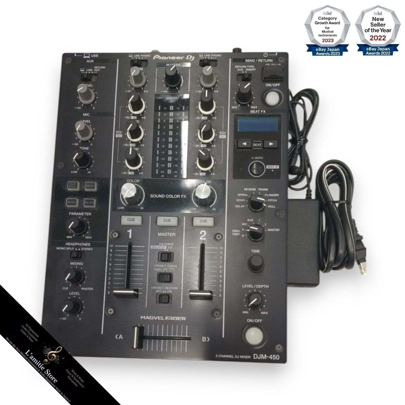 Pioneer DJM-450 DJM450 Performance DJ Mixer 2-Channel 2ch Pioneer DJM-450 DJM450 Performance DJ Mixer 2-Channel 2ch